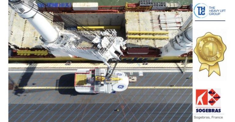 Stevedoring of the biggest offshore nacelle in the world