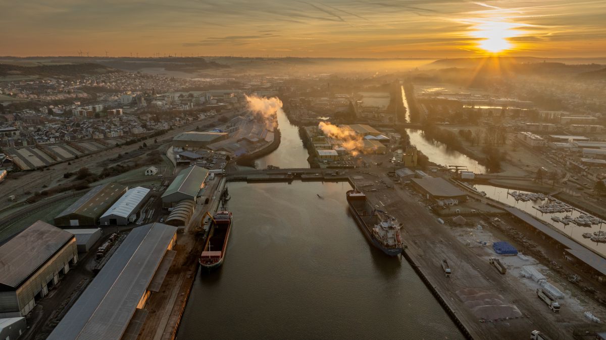 Le Tréport aerial view